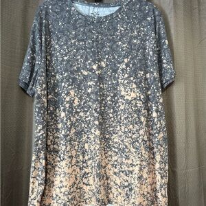 Crazy Train T-shirt with Paint-Splatter